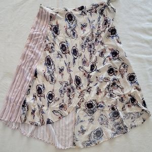 Faux wrap skirt